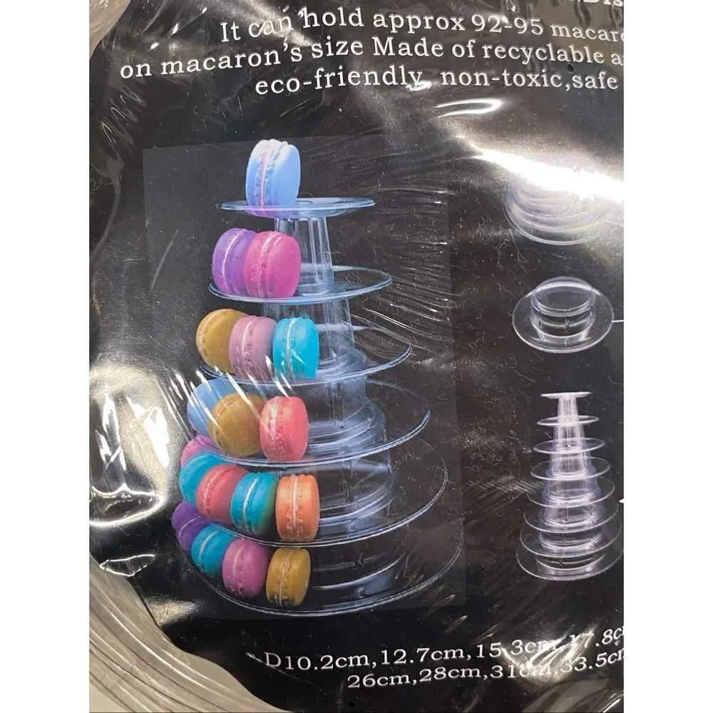 NEW Macaron Tower Display 90 Pieces 6-10 Tiers Macaroon